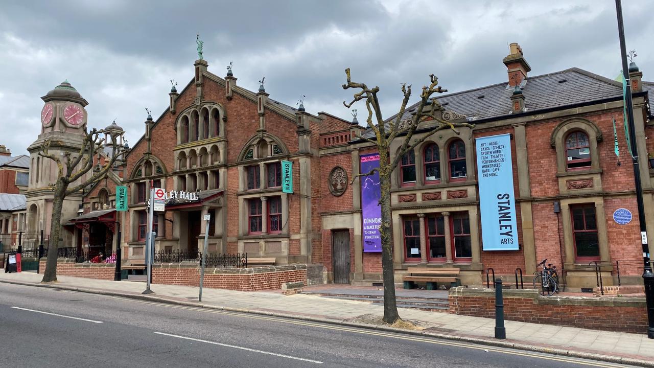 Photo of Stanley Arts from South Norwood Hall.