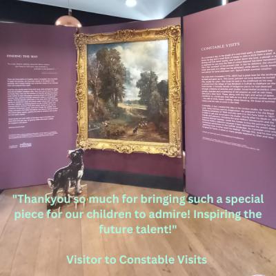 Constable's The Cornfield with comment to the Constable Visits exhibition