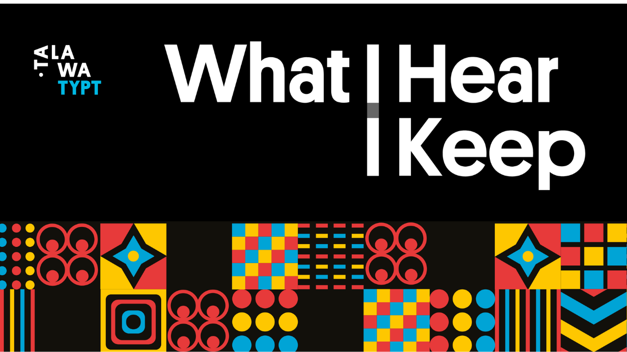 What I hear I keep - poster image