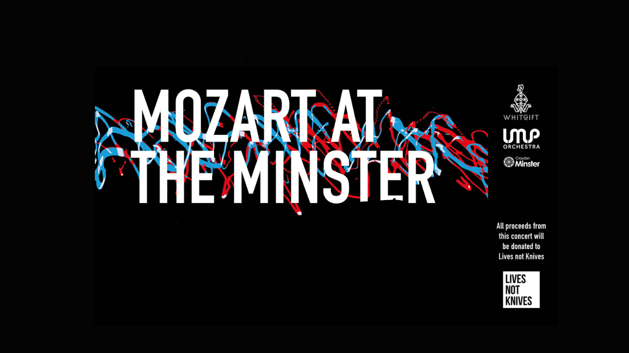 Poster image for Mozart at The Minster.