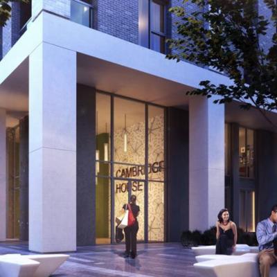 CGI artists impression of the outside of Cambridge House in Croydon