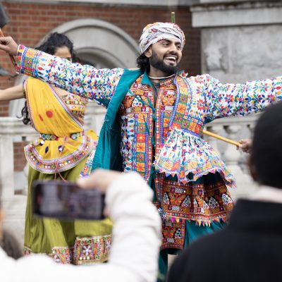 Gujarati Garda dancer at this year’s Croydon Harvest Festival