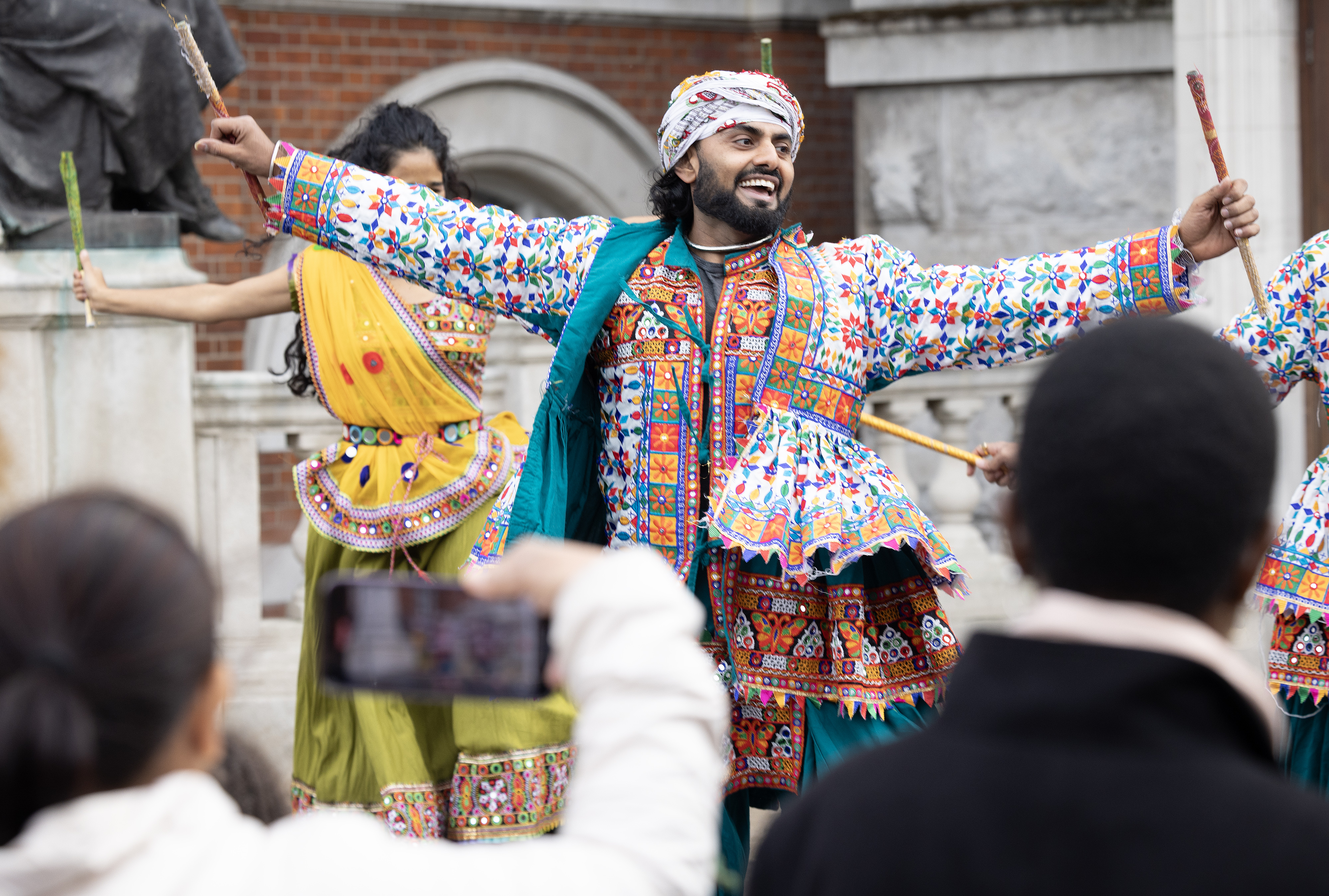 Gujarati Garda dancer at this year’s Croydon Harvest Festival