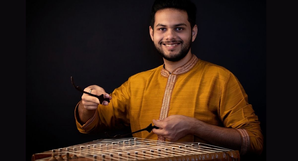Ninad Daithankar plays the Santoor