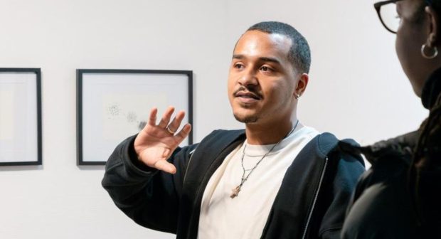 Felix Taylor leads a workshop