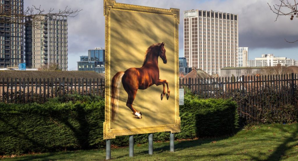 Whistlejacket painting by George Stubbs at Park Hill Park, Croydon